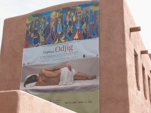 Art exhibit ad, Santa Fe, NM