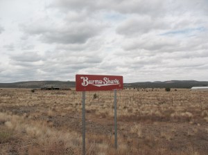 Burma Shave Crockton Rd AZ