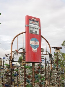 Chevron pump bottle art