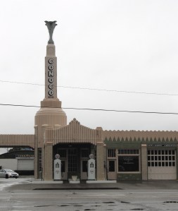 Detail Restored Conoco Tower Shamrock, TX