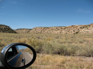 Driver seat view NM-AZ border