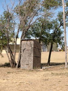Outhouse outside Rooster's Vega, TX Outhouse outside Rooster's Vega, TX