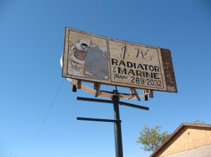 Radiator & Marine, gone but not forgotten, Winslow, AZ.