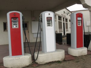 Restored gas station detail Monrovia, CA