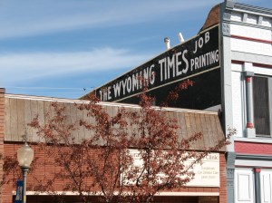 One more ad--this for the Wyoming Times.